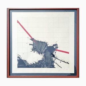 Emilio Scanavino, Composition, 1970s, Silkscreen, Framed