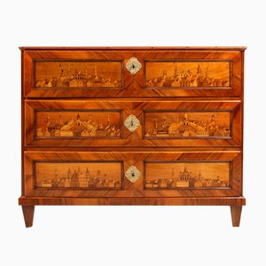 Antique Chest Of Drawers with Marquetry