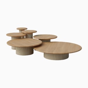 Raindrop Full Set in Oak and Ash by Fred Rigby Studio, Set of 6