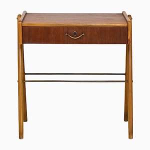 Nordic Bedside Table, 1950s