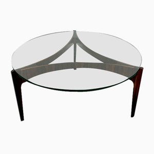 Table Basse en Palissandre par Sven Ellekaer pour Christian Linneberg Mobelfabrik, 1960s
