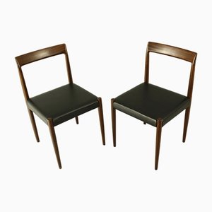 Teak Dining Chairs by Lübke, 1960s, Set of 2