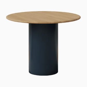 Raindrop Dining Table in Oak and Midnight Blue by Fred Rigby Studio