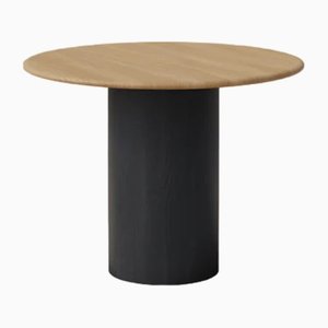 Raindrop Dining Table in Oak and Black Oak by Fred Rigby Studio