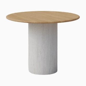 Raindrop Dining Table in Oak and White Oak by Fred Rigby Studio