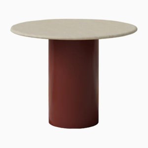 Raindrop Dining Table in Ash and Terracotta by Fred Rigby Studio