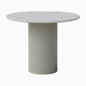 Mesa de comedor Raindrop de roble blanco y gris Pebble de Fred Rigby Studio