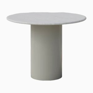 Raindrop Dining Table in White Oak and Pebble Grey by Fred Rigby Studio