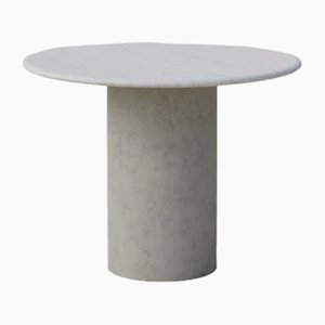 Table de Salle à Manger Raindrop en Chêne Blanc et Microcrete par Fred Rigby Studio