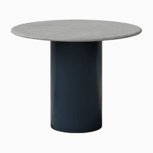 Raindrop Dining Table in Microcrete and Midnight Blue by Fred Rigby Studio