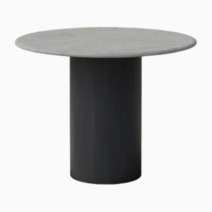 Mesa de comedor Raindrop de microcemento y roble negro de Fred Rigby Studio