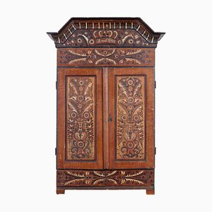Early 19th Century Hand Painted Swedish Cupboard