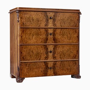 19th Century Burr Walnut Chest of Drawers