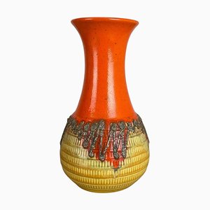 Fat Lava Pottery Vase from Jasba Ceramics, Germany, 1970s