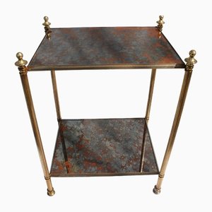 Mid-Century Bronze and Glass Table in the style of Maison Baguès
