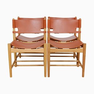 Spanish Dining Room Chairs by Børge Mogensen for Fredericia, Set of 4
