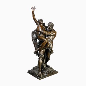 Cyprien Godebski, Genie und Brute Force, 1888, Bronze