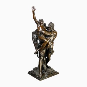 Cyprien Godebski, Genius and Brute Force, 1888, Bronze