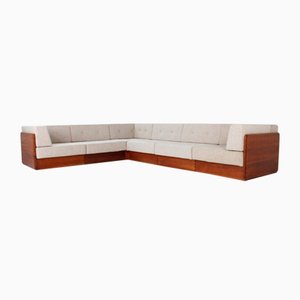 Modular Corner Sofa by Mikael Laursen for a/S Mikael Laursen, 1960s, Set of 6