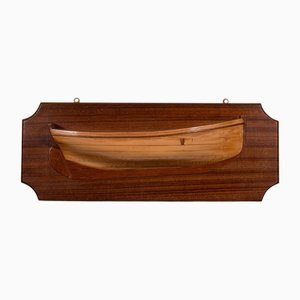 Antikes englisches edwardianisches dekoratives Bootsschild, 1910er