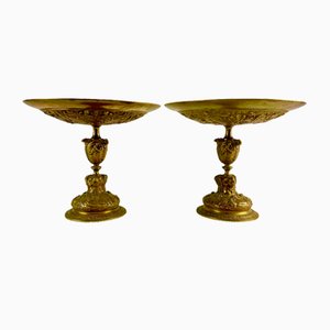 Tazze Tazza Neo Renaissance in bronzo dorato, 1850, set di 2