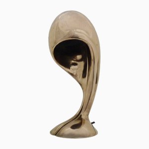 Lampada in bronzo dorato in stile Michel Armand, anni '50