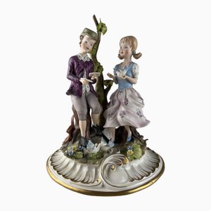 Porzellan Statuette von Capodimonte, Italien, 1970er