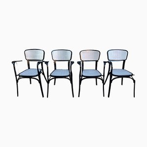 20th Century French Aluminum Chairs by Gaston Viort, 1950s, Set of 4