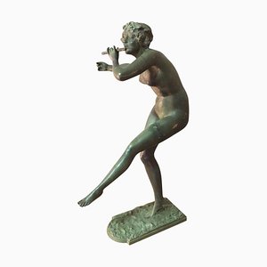 Figurine Art Déco en Bronze par Paul Philippe, France, 1900s