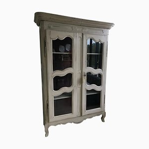 18th Century Louis XV Style Cabinet in French Patinated Glass