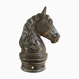 Figura de cabeza de caballo francesa del siglo XX, años 30