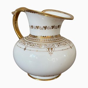 Jarra de leche antigua de porcelana de Sèvres, 1847