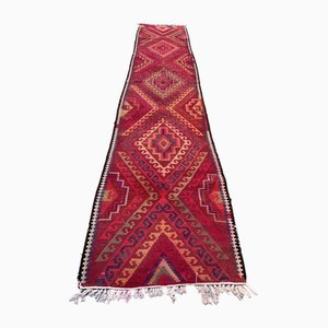 Long Tapis Kilim Runner Kelim Vintage, Turquie