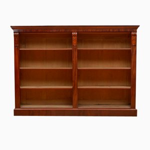 Large Victorian Open Bookcase in Mahogany, 1860