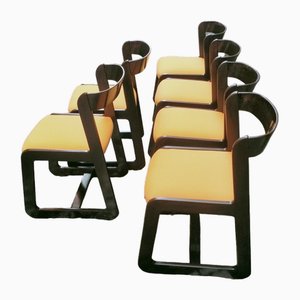 Chaises par Mario Sabot, 1970s, Set de 6