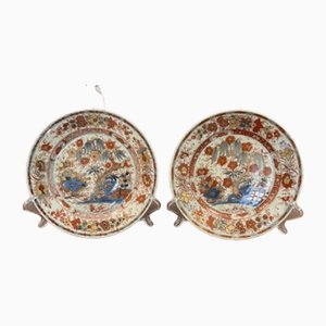 Antique Chinese Plates, 1900, Set of 2