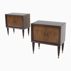 Italian Bedside Tables attributed to Paolo Buffa, 1950, Set of 2