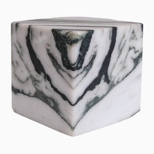 Decorazione da scrivania quadrata in marmo, Italia