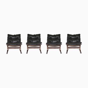 Chaises Siesta Vintage par Ingmar Relling pour Westnofa, 1960s, Set de 4