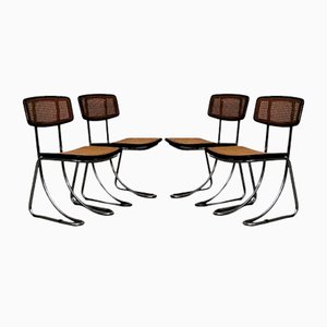 Bauhaus Dining Chairs in the style of Marcel Breuer, 1970s, Set of 4