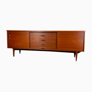 Credenza Mid-Century in teak di Werkmöbel, Germania, anni '60