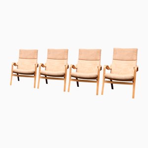 Vintage Danish Lounge Easy Chairs from Skalma, Set of 4