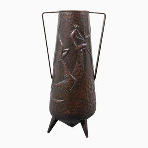 Mid-Century Italian Copper Vase, 1950s