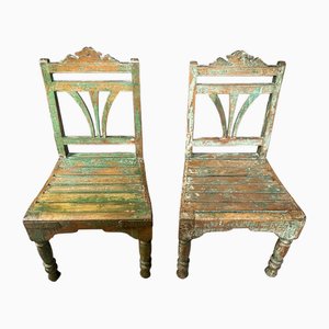 Antique Chairs, India, Set of 2