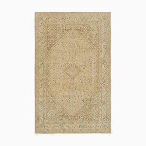 Alfombra vintage grande en beige