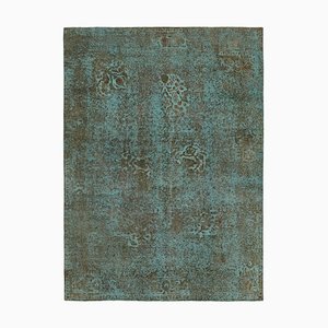 Grand Tapis Turquoise Délavé