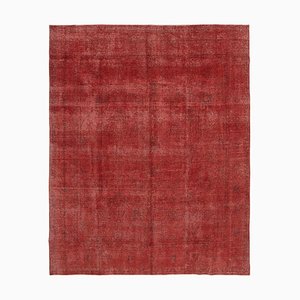 Large Red Overdyed Rug