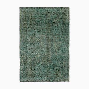 Grand Tapis Turquoise Délavé