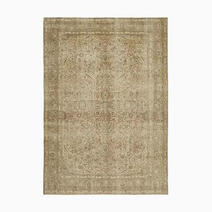 Alfombra vintage grande en beige