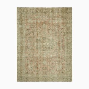 Alfombra vintage grande en beige